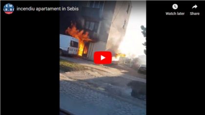 NEWS ALERT/ Incendiu DEVASTATOR! Un apartament s-a transformat în TORŢĂ (VIDEO + FOTO) – UPDATE