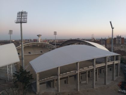 Cum arată ACUM stadionul UTA. În ce stadiu sunt lucrările (GALERIE FOTO)