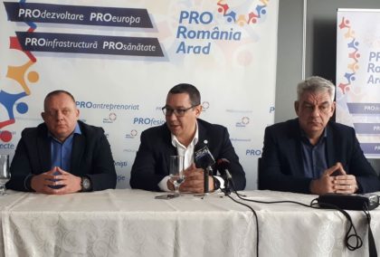 Ponta şi Tudose, la Arad: TUNURILE pe Fifor şi Falcă! Ce a făcut senatorul şi cât îl vor plânge arădenii pe primar