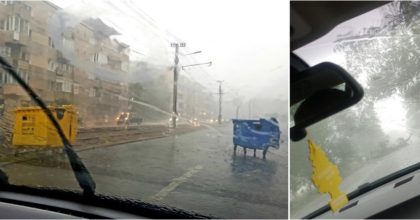 NEWS ALERT/ Furtuna a făcut PRĂPĂD în Arad: Copaci rupți, acoperișuri smulse de vânt, apă pe șosele (FOTO + VIDEO) — UPDATE: Cod Portocaliu