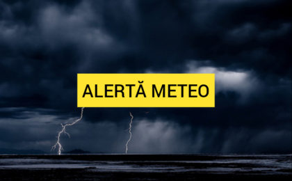 ALERTĂ METEO! ANM anunţă COD PORTOCALIU de GRINDINĂ şi furtuni în vestul ţării