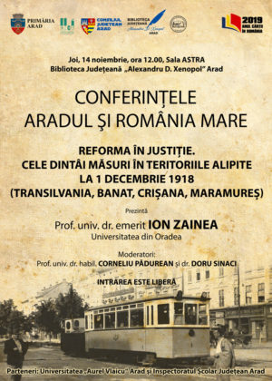 Reforma în justiție după 1 decembrie, prelegere la Biblioteca Județeană
