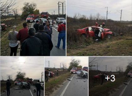 UPDATE/ ACCIDENT GRAV la ieşirea din Arad: Două VICTIME, dintre care una în STOP CARDIO RESPIRATOR
