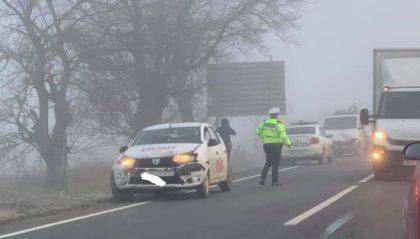 ACCIDENT la ieșirea din Arad! Traficul este BLOCAT