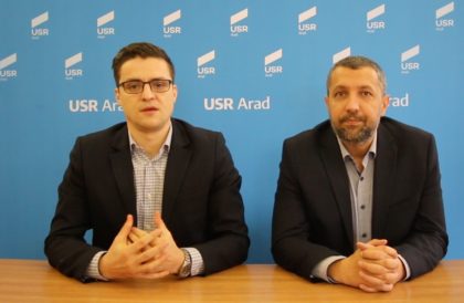 Sergiu Cosmin Vlad candidează din partea USR pentru Primăria Arad
