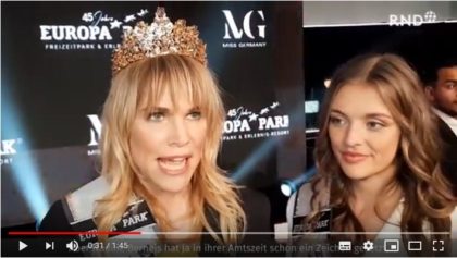 VIDEO/ Leonie Charlotte von Hase este Miss Germany 2020, la 35 de ani: „Pentru mine, frumusețea vine din interior”