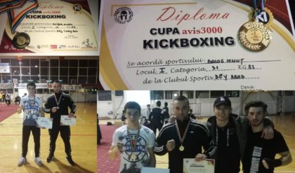 Doi ARĂDENI au obținut locul 1 la o IMPORTANTĂ gală de kickbox