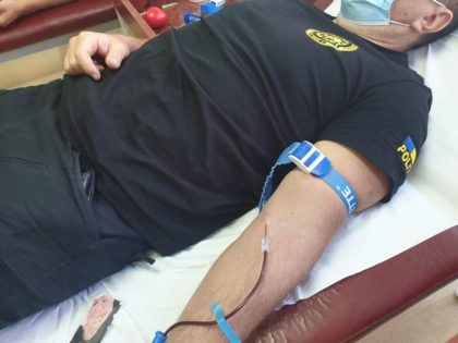Poliţiştii arădeni au răspuns apelului Centrului de Transfunzie Sanguină Arad