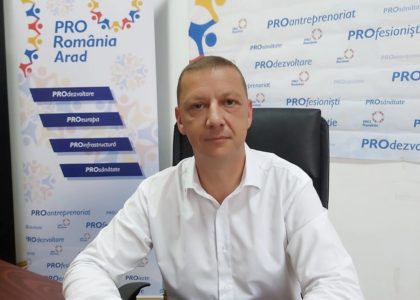Fostul prefect Cosmin Pribac, candidatul PRO România la Consiliul Județean Arad