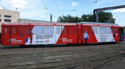 Ce n-a reușit Primăria a făcut o firmă privată: A apărut primul tramvai cu UTA (GALERIE FOTO)