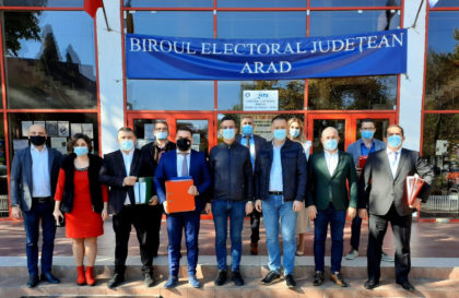 PSD Arad a depus la Biroul Electoral Județean listele de candidați pentru alegerile parlamentare
