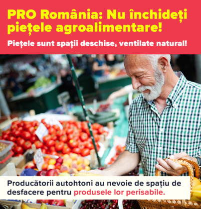 PRO România susţine deschiderea pieţelor