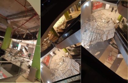 NEWS ALERT: DEZASTRU la Atrium Mall! S-a PRĂBUȘIT TAVANUL (FOTO) – UPDATE