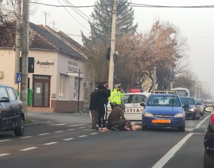UPDATE/ ACCIDENT în municipiu! Un pieton, LOVIT pe trecere
