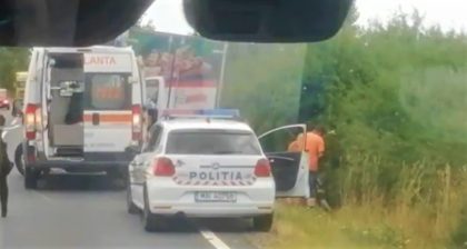 ACCIDENT GRAV în județul Arad. Traficul este ÎNGREUNAT