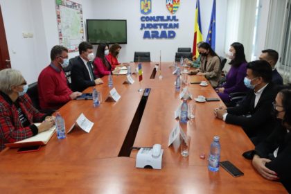 Delegație a Casei Româno-Chineze, în vizită la Arad