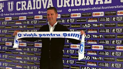 „Să batem pe UTA” – Flavius Stoican, la prima declarație de la numirea ca antrenor la FCU Craiova (VIDEO)