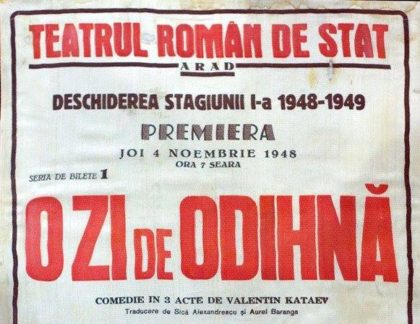 73 de ani de teatru în limba română, la Arad