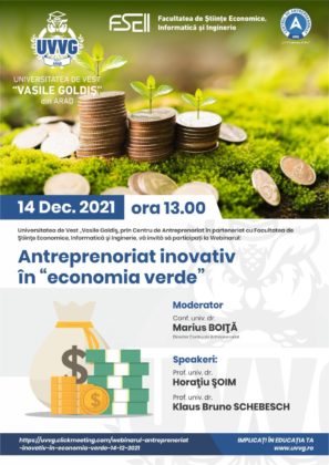 Dezbateri pe „economia verde” la UVVG Arad