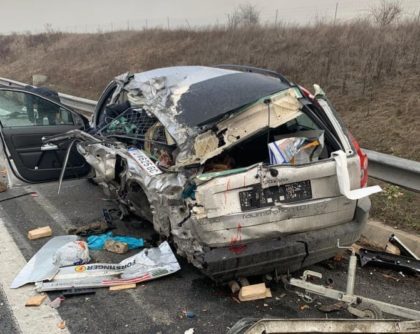 NEWS ALERT: ACCIDENT cu DOUĂ VICTIME pe Autostrada Arad – Timișoara (UPDATE)