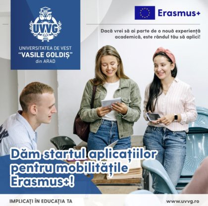 Se poate aplica pentru bursele Erasmus+