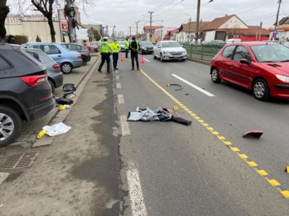 UPDATE/ Accident pe Calea Radnei. Doi bărbați loviți de o mașină