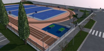Încep lucrările de modernizare a terenului de sport al Colegiului Național „Moise Nicoară”