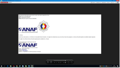 Atenție, email-uri false în numele ANAF