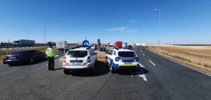 Peste 9.000 de amenzi, aplicate de polițiștii Biroului Autostrăzi A1 Deva – Nădlac