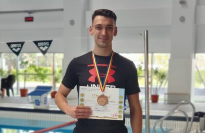 Jandarm arădean, medaliat la Campionatul de Înot al MAI