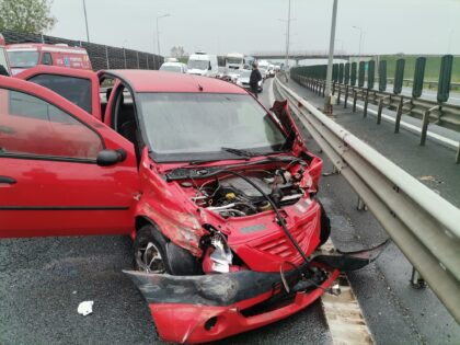 UPDATE/ Accident grav pe Autostrada Arad – Timișoara
