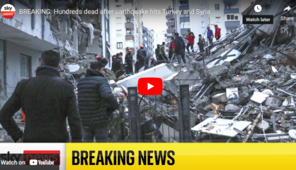 CUTREMURE DEVASTATOARE în Turcia și Siria. MII de MORȚI și RĂNIȚI (VIDEO)