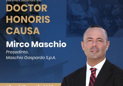 Mirco Maschio, Doctor Honoris Causa al UVVG Arad