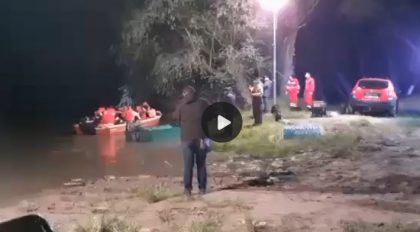 Durere la Semlac: Un copil mort, alți doi dispăruți în apele Mureșului, alături de doi adulți (VIDEO)