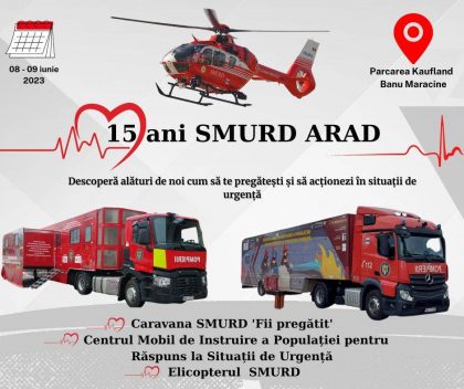 Descoperiți Caravana SMURD „Fii Pregătit” și Centrul Mobil pentru răspuns în situații de urgență