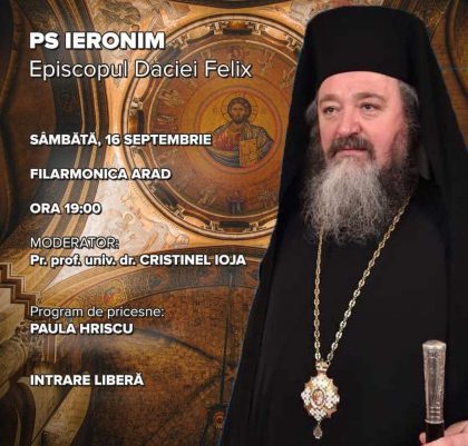 Preasfințitul Ieronim conferențiază la Arad