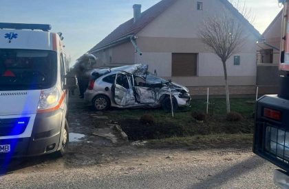 Accident rutier cu o victimă în județul Arad