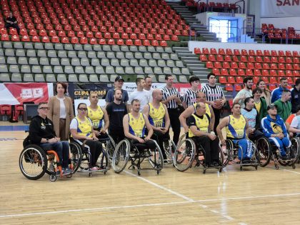 Clubul Sportiv Temerarii – Arad, locul III la Cupa Romaniei la Baschet în Fotoliu Rulant