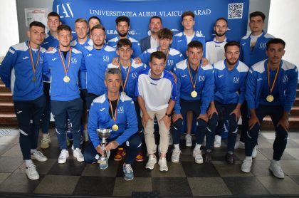 Echipa UAV Arad a câștigat Campionatul Universitar de Fotbal