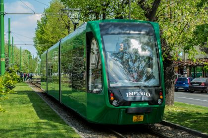 Circulația tramvaielor, oprită pe tronsonul Podgoria – Piața Romană