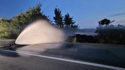 Scurgeri de gaz lichefiat pe DN7. Traficul rutier în zonă, deviat pe DJ 682 (UPDATE)