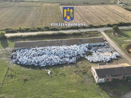 Peste 600.000 de kilograme de deșeuri periculoase, descoperite de polițiști