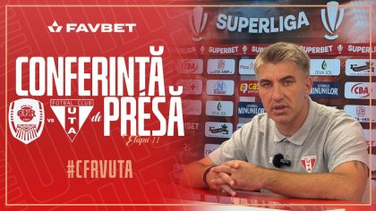 Sorin Rădoi a prefațat partida cu CFR Cluj (VIDEO)