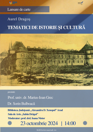 „Tematici de istorie și cultură” – lansare de carte la bibliotecă