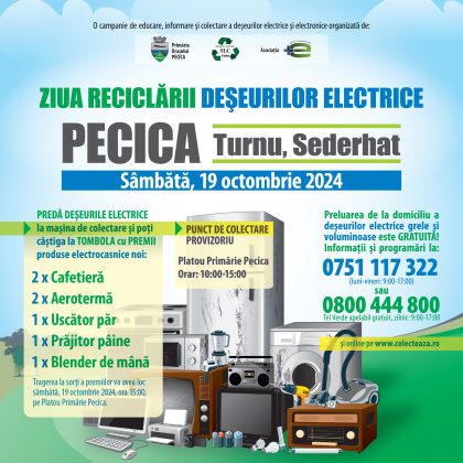 Campanie de colectare a deșeurilor electrice şi electronice, la Pecica