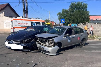 Accident rutier în municipiul Arad