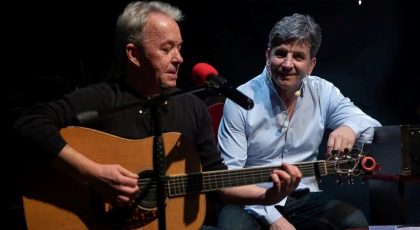 Dinu Olărașu și Costel Pătrășcan la Cafeneaua Literară Joy’s