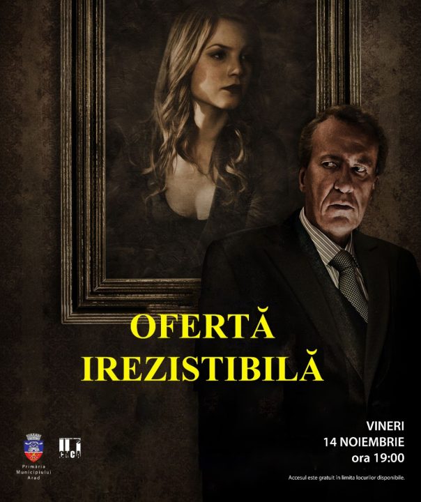 Filmul „Ofertă irezistibilă“ va fi proiectat la Cinematograful „Arta“ din Arad item-thumbnail