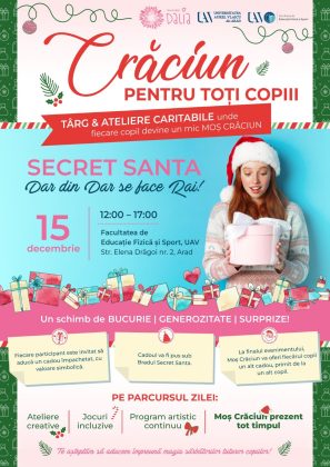 Crăciunul pentru toții copiii, la UAV Arad