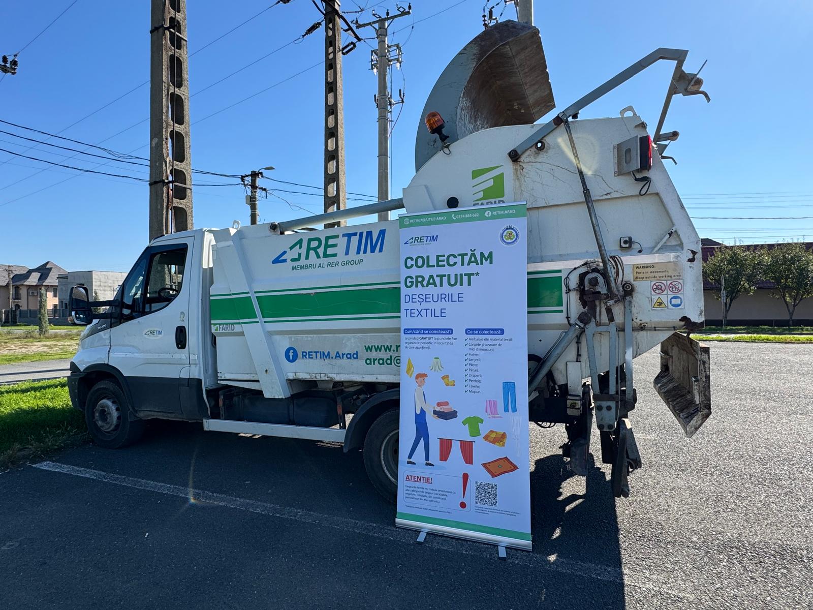 Peste 133 de tone de haine colectate în campaniile RETIM și A.D.I.S.I.G.D Arad!